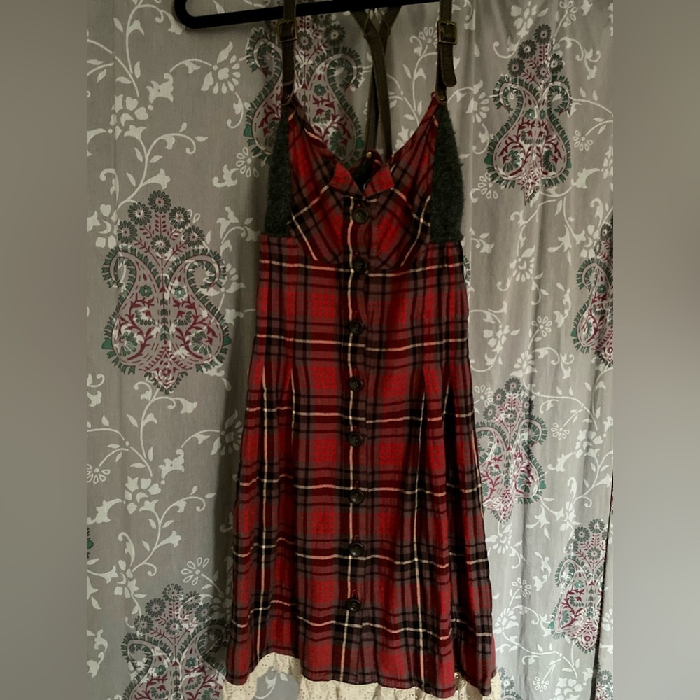 Free People Flannel Dress